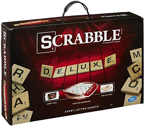 ボードゲーム 英語 アメリカ 海外ゲーム A8769 Scrabble Game Deluxe Edition Letter Tiles Board Game, Family Board Games for Adults and Kids, Word Games for 2-4 Players, Ages 8 ボードゲーム 英語 アメリカ 海外ゲーム A8769