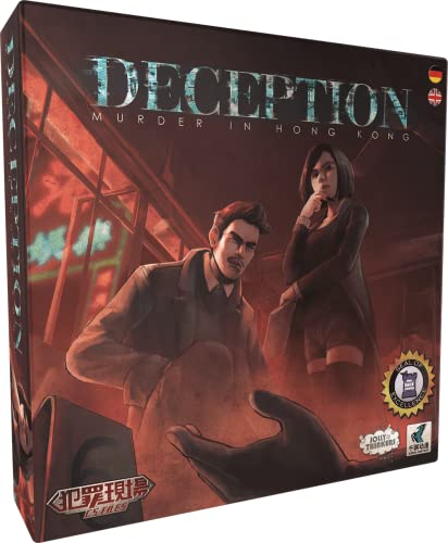 ボードゲーム 英語 アメリカ 海外ゲーム GFG96761 Grey Fox Games Deception: Murder in Hong Kong Board Game, Fast Pace Murder Mystery, 20 min, 4-12 Players, Age 14 ...Who Among You Can See Through The Lies ボードゲーム 英語 アメリカ 海外ゲーム GFG96761