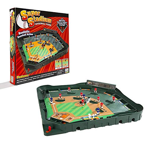 ボードゲーム 英語 アメリカ 海外ゲーム P00599 Game Zone Super Stadium Baseball Game - Realistic Tabletop Baseball Game for 2 Players Ages 6+ボードゲーム 英語 アメリカ 海外ゲーム P00599