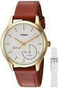 タイメックス 腕時計 タイメックス レディース TWG013600 Timex Women's TWG013600 IQ+ Move Activity Tracker Brown Leather Strap Smartwatch Set With Extra White Silicone Strap腕時計 タイメックス レディース TWG013600