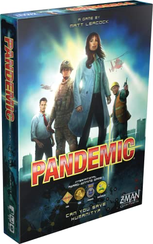 パンデミック PANDEMIC プレイヤーがチームを作り世界中の感染症を治療、治療のための材料を収集する ボードゲーム テーブルゲーム 2-4人