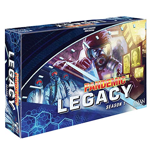 ボードゲーム 英語 アメリカ 海外ゲーム ZMG71170 Pandemic Legacy Season 1 Blue Edition Board Game for Adults and Family | Cooperative Board Game | Ages 13+ | 2 to 4 players | Average Playtime 60 minutes | ボードゲーム 英語 アメリカ 海外ゲーム ZMG71170