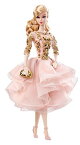 【即納】バービー人形 Barbie ブラッシュ＆ゴールド カクテルドレス DWF55 ファッションモデルコレクション シルクストーン ゴールドラベル バービー