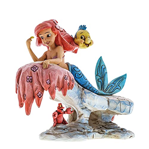 リトル マーメイド アリエル ディズニープリンセス 人魚姫 4037501 Disney Traditions by Jim Shore “The Little Mermaid” 25th Anniversary Stone Resin Figurine, 6.25”リトル マーメイド アリエル ディズニープリンセス 人魚姫 4037501