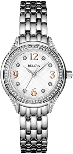 楽天angelica腕時計 ブローバ レディース Bulova Women's Analogue Quarz Watch with Stainless Steel Strap 96L212, Silver, Bracelet腕時計 ブローバ レディース