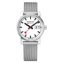 モンディーン 腕時計 モンディーン 北欧 スイス レディース MSE.30210.SM Mondaine Women's SBB Stainless Steel Swiss-Quartz Watch with Stainless-Steel Strap, Silver, 16 (Model: MSE.30210.SM)腕時計 モンディーン 北欧 スイス レディース MSE.30210.SM