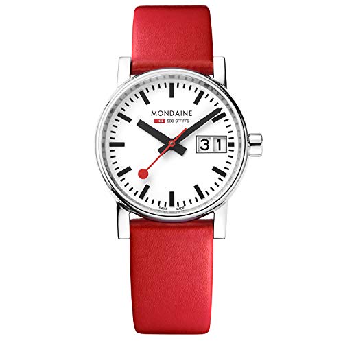 モンディーン 腕時計 モンディーン 北欧 スイス レディース MSE.30210.LC Mondaine Women's MSE.30210.LC SBB Analog Display Swiss Quartz Red Watch腕時計 モンディーン 北欧 スイス レディース MSE.30210.LC