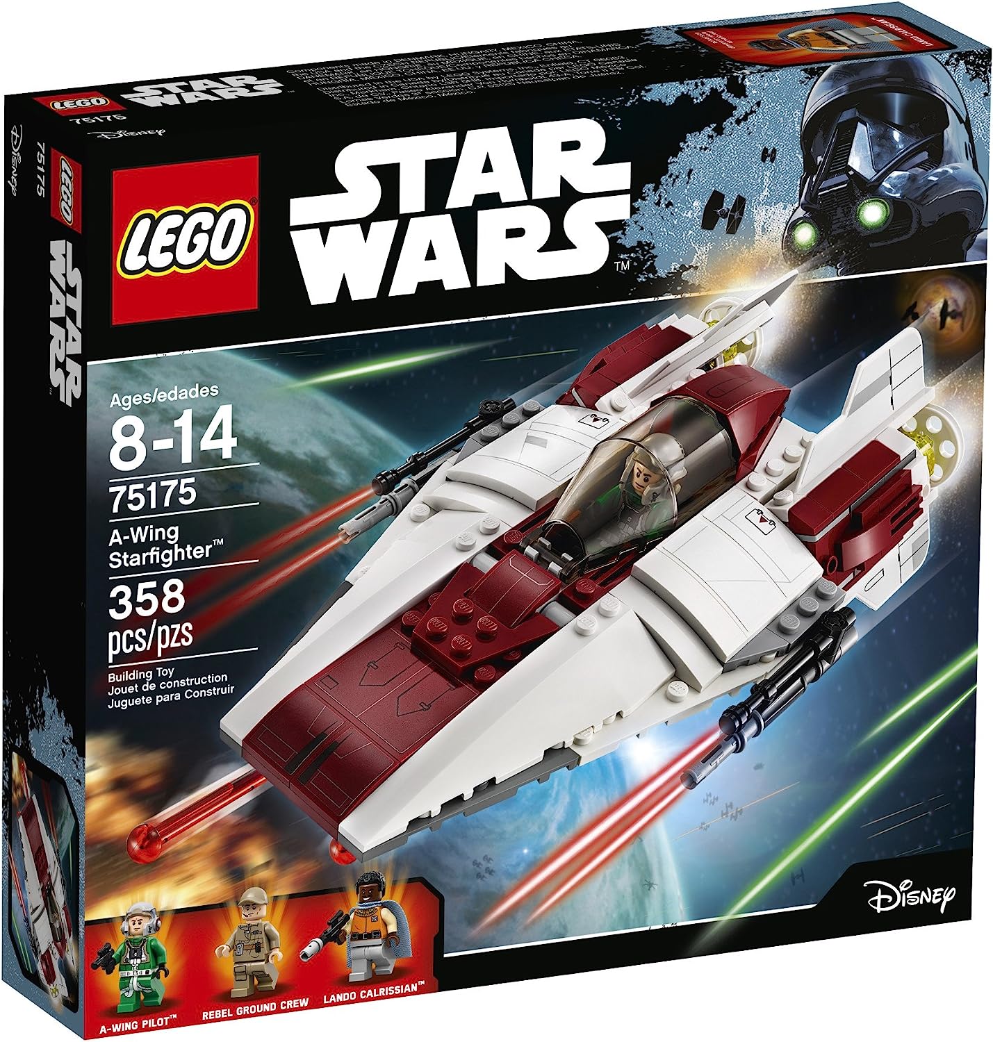 レゴ スターウォーズ 75175 LEGO Star Wars A-Wing Starfighter 75175 Building Kit (358 Piece), Multiレゴ スターウォーズ 75175