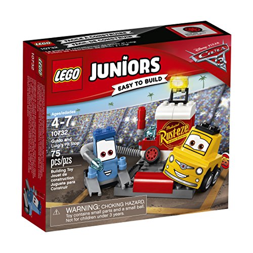 쥴 6175318 LEGO Juniors Guido and Luigi's Pit Stop 10732 Building Kit쥴 6175318