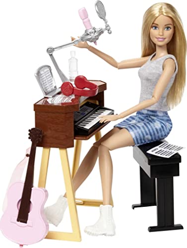 バービー バービー ミュージシャンドール＆プレイセット FCP73 バービー人形 楽器 関節可動 多様なポージングでディスプレイに最適