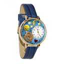 腕時計 気まぐれなかわいい プレゼント クリスマス ユニセックス WHIMS-G1810009 Whimsical Gifts Pisces Zodiac Astrology Sign 3D Watch Gold Finish Unique Fun Novelty Handmad腕時計 気まぐれなかわいい プレゼント クリスマス ユニセックス WHIMS-G1810009