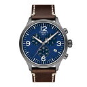 rv eB\ Y Tissot mens Tissot Chrono XL 316L stainless steel case with grey PVD coating Quartz Watch, Brown, Leather, 22 (T1166173604700)rv eB\ Y