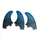 サーフィン フィン マリンスポーツ UPSURF Fibreglass Surfboard Fins M Size Thruster Double Tabs F...