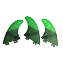 サーフィン フィン マリンスポーツ UPSURF Fibreglass Surfboard Fins M Size Thruster Double Tabs F...