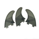 サーフィン フィン マリンスポーツ UPSURF Fibreglass Surfboard Fins M Size Thruster Double Tabs F...