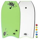 ボディボード マリンスポーツ Kai Bro Bodyboard Lightweight & Durable Leash Included Lime Green 42