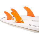サーフィン フィン マリンスポーツ VENTRAL-HS5-FUTURE-4-Orange DORSAL Surfboard Fins Quad 4 Set F...