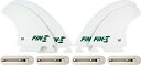 サーフィン フィン マリンスポーツ Fin-S Production Set Q-1 Quad White 4 Surfboard Fins/4 Boxesサー...