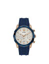 rv QX GUESS Y W0864G5 Guess Watches Men's Guess Men's Blue-Rose Gold-White Watchrv QX GUESS Y W0864G5