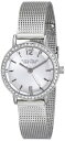 腕時計 ブローバ レディース 43L170 Bulova Women 039 s 43L170 Caravelle New York Crystal-Accented Stainless Steel Watch with Mesh Bracelet腕時計 ブローバ レディース 43L170