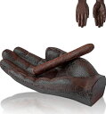 灰皿 海外モデル アメリカ 輸入物 CXX2031 Cast Iron Cigar Ashtray Hand-Shaped - Rustic Decorativ...
