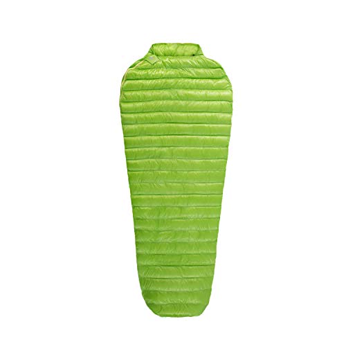 アウトドア キャンプ スリーピングバッグ アメリカ AEGISMAX Mini 6 Degree 800FP Goose Down Sleeping Bag Ultralight Down Sleeping Bag for Backpacking and Camping for Men Women (Green, Lengthen)アウトドア キャンプ スリーピングバッグ アメリカ