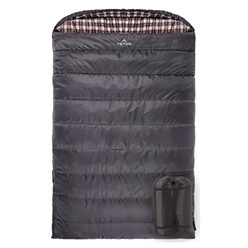 ȥɥ  ꡼ԥ󥰥Хå ꥫ 1064 TETON Sports Fahrenheit Mammoth +20F/-7C Queen-Size Double Sleeping Bag; Warm and Comfortable; Double Sleeping Bag Great for Family Camping; Comȥɥ  ꡼ԥ󥰥Хå ꥫ 1064