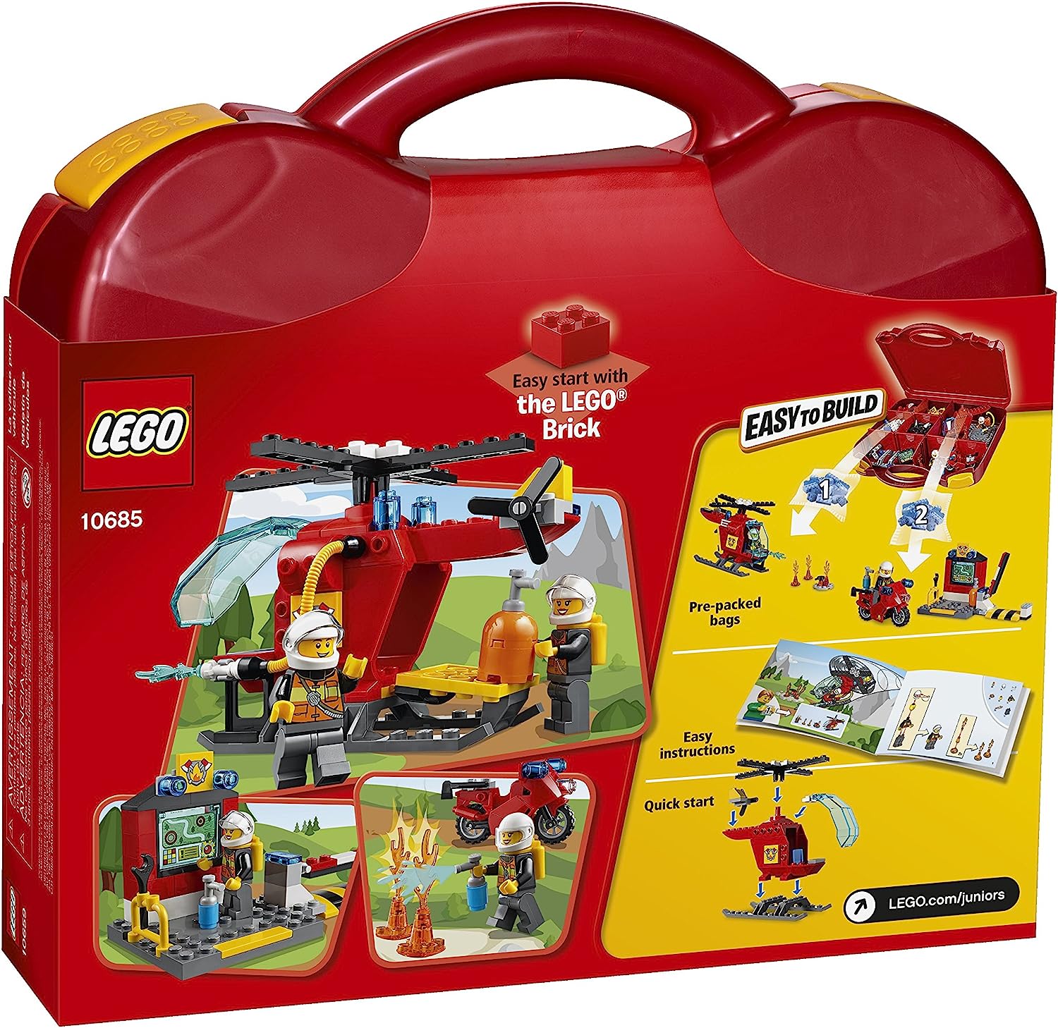 レゴ 6101089 【送料無料】LEGO Juniors Fire Suitcaseレゴ 6101089