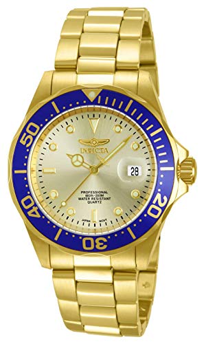 腕時計 インヴィクタ インビクタ プロダイバー メンズ 14124 Invicta Men's 14124 Pro Diver Gold Dial 18k Gold Ion-Plated Stainless Steel Watch腕時計 インヴィクタ インビクタ プロダイバー メンズ 14124