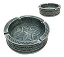 商品情報 商品名灰皿 海外モデル アメリカ 輸入物 Decorative Exquisite Round Celtic Tribal Knotwork Cigaretter Ashtray Resin Figurine for Cigar ...