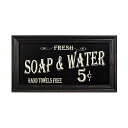 壁飾り インテリア タペストリー 壁掛けオブジェ 海外デザイン 69796 Vintage Bath Advertising Wall Art | Americ...