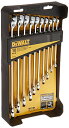 デウォルト 工具 ビットセット プラスドライバー マイナスドライバー DWMT72167 DEWALT Combination Wrench Set, SAE,...