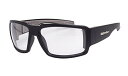 ボディボード マリンスポーツ BOMBER Clear Safety Glasses for Men, Matte Black Frame with Polycarbonate Clear Safety Lens z87 Compliant BG101 Safety Glasses, Fitment style for men womenボディボード マリンスポーツ