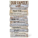 Ǐ CeA ^yXg[ Ǌ|IuWF COfUC 45013 Lighthouse Christian Products Our Family Will Love One Another Rustic Stacked Pallet 5 x 10 Wood PlaqueǏ CeA ^yXg[ Ǌ|IuWF COfUC 45013