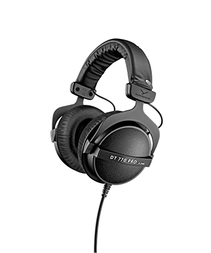 ͢إåɥۥ إåɥե ۥ  ͢ 483664 beyerdynamic DT 770 PRO 32 Ohm Over-Ear Headphones in Black. Enclosed Design, Wired for Professional Sound in The Studio and on Mobile͢إåɥۥ إåɥե ۥ  ͢ 483664