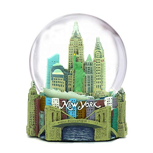 スノーグローブ 雪 置物 インテリア 海外モデル WG145 Skyline New York City Snow Globe Souvenir, 3.5 Inches Tall, 65mmスノーグローブ 雪 置物 インテリア 海外モデル WG145