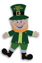 壁飾り インテリア タペストリー 壁掛けオブジェ 海外デザイン Leprechaun Greenbrier Saint Patricks Day Decor -...