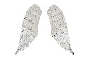 壁飾り インテリア タペストリー 壁掛けオブジェ 海外デザイン DA2304 Small Decorative Angel Wings in Distresse...
