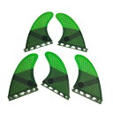 サーフィン フィン マリンスポーツ UPSURF Surfboard fins k2.1 5fins Single tab Surfing fins Honey...