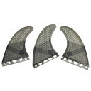 サーフィン フィン マリンスポーツ Surfboard fin Single Tab Basic Fin Medium Size, G5 tri Fin Cho...