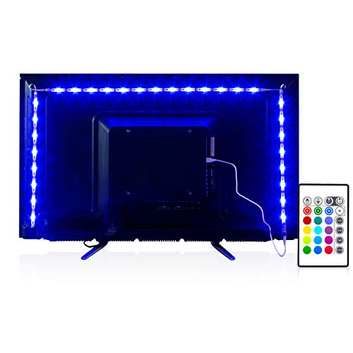 プロジェクターランプ ホームシアター テレビ 海外 輸入 EK-40-60 PANGTON VILLA Led Strip Lights 8.2ft for 40-60in TV, USB LED TV Backlight Kit with Remote - 16 Color 5050 LEDs Bias Lighting fプロジェクターランプ ホームシアター テレビ 海外 輸入 EK-40-60