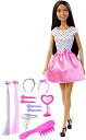 バービー バービー人形 日本未発売 プレイセット アクセサリ DJR53 Barbie African American Doll with Hair Acce...