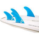 サーフィン フィン マリンスポーツ VENTRAL-HS5-FUTURE-4-Blue DORSAL Surfboard Fins Quad 4 Set Fut...