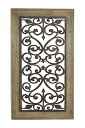 壁飾り インテリア タペストリー 壁掛けオブジェ 海外デザイン 85971 Deco 79 Wood Scroll Arabesque Wall Decor, 26 x 1 x 46 , Brown壁飾り インテリア タペストリー 壁掛けオブジェ 海外デザイン 85971