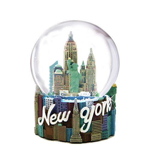 Xm[O[u  u CeA COf WG112 Skyline New York City Snow Globe Souvenir Figurine 80mm (4.5 Inches Tall) from NYC Snow Globes CollectionXm[O[u  u CeA COf WG112