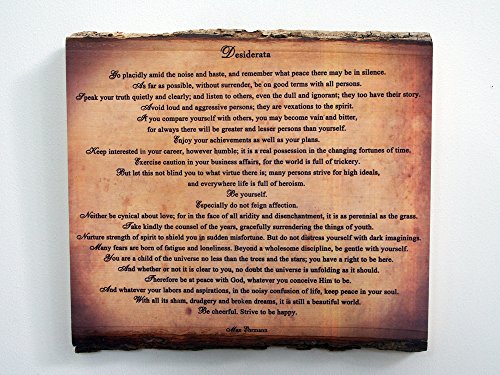 壁飾り インテリア タペストリー 壁掛けオブジェ 海外デザイン Desiderata Wood Sign - Poem on Rustic Wooden Plaque壁飾り インテリア タペストリー 壁掛けオブジェ 海外デザイン