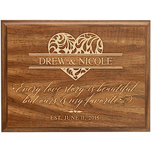 壁飾り インテリア タペストリー 壁掛けオブジェ 海外デザイン model LifeSong Milestones Personalized Wedding Family Year Established Signs Custom Engraved Names with Date Every Love Story 壁飾り インテリア タペストリー 壁掛けオブジェ 海外デザイン model 2