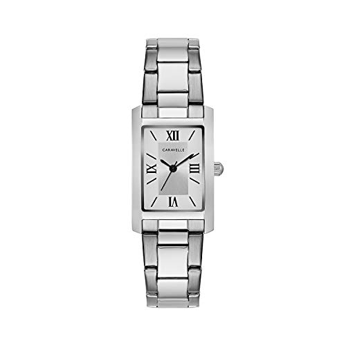 楽天angelica腕時計 ブローバ レディース 43L203 Caravelle by Bulova Ladies' Dress Quartz Silver-Tone Stainless Steel Watch, Silver-White Dial Style: 43L203腕時計 ブローバ レディース 43L203
