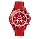 rv ACXEHb` Y 킢 014219 Ice-Watch - ICE Dune Forever red - Men's Wristwatch with Silicon Strap - Chrono - 014219 (Large)rv ACXEHb` Y 킢 014219