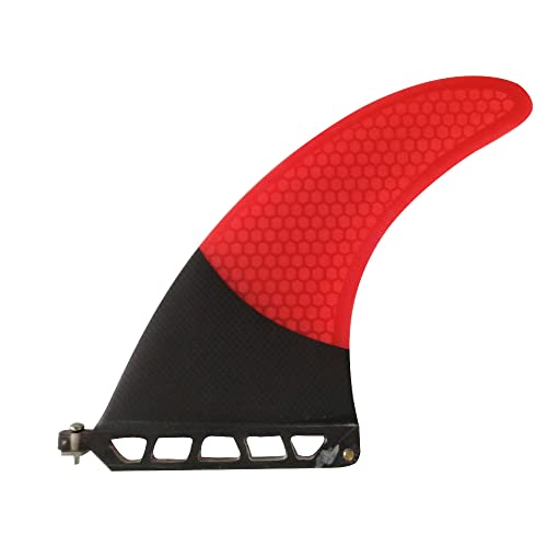 サーフィン フィン マリンスポーツ UPSURF Longboard Fins, Fiberglass Honeycomb Carbon, Professional Surfboard Fins (Red, 6 inch)サーフィン フィン マリンスポーツ